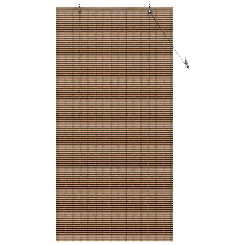 Window Blind Geometric Brown 100 x 220 cm Bamboo